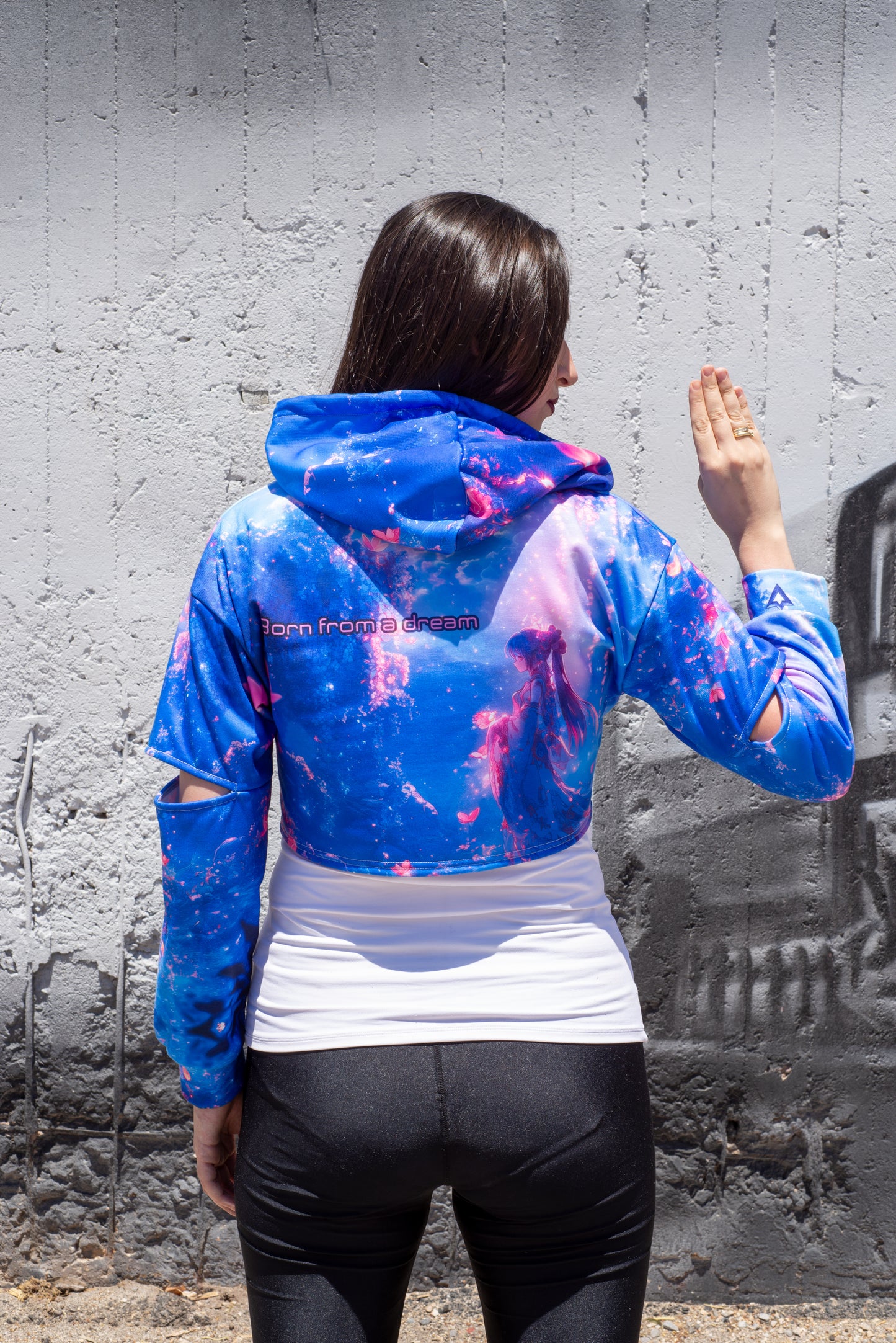 Magical girl style cropped hoodie – perfect gift for kawaii fashion lovers