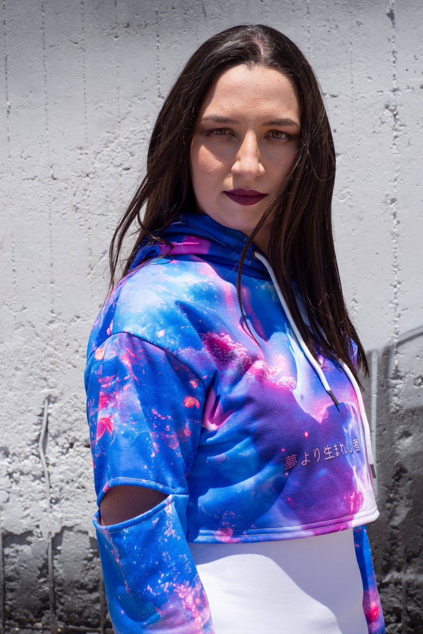 Born from a Dream hoodie with cozy fabric and unique sleeve detail