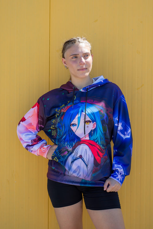 Magical girl cosplay hoodie – cozy fantasy style for anime lovers