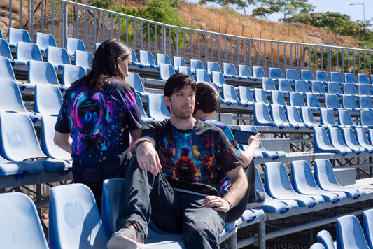 Retro 90s gamer T-shirt with bold vintage graphics for millennials