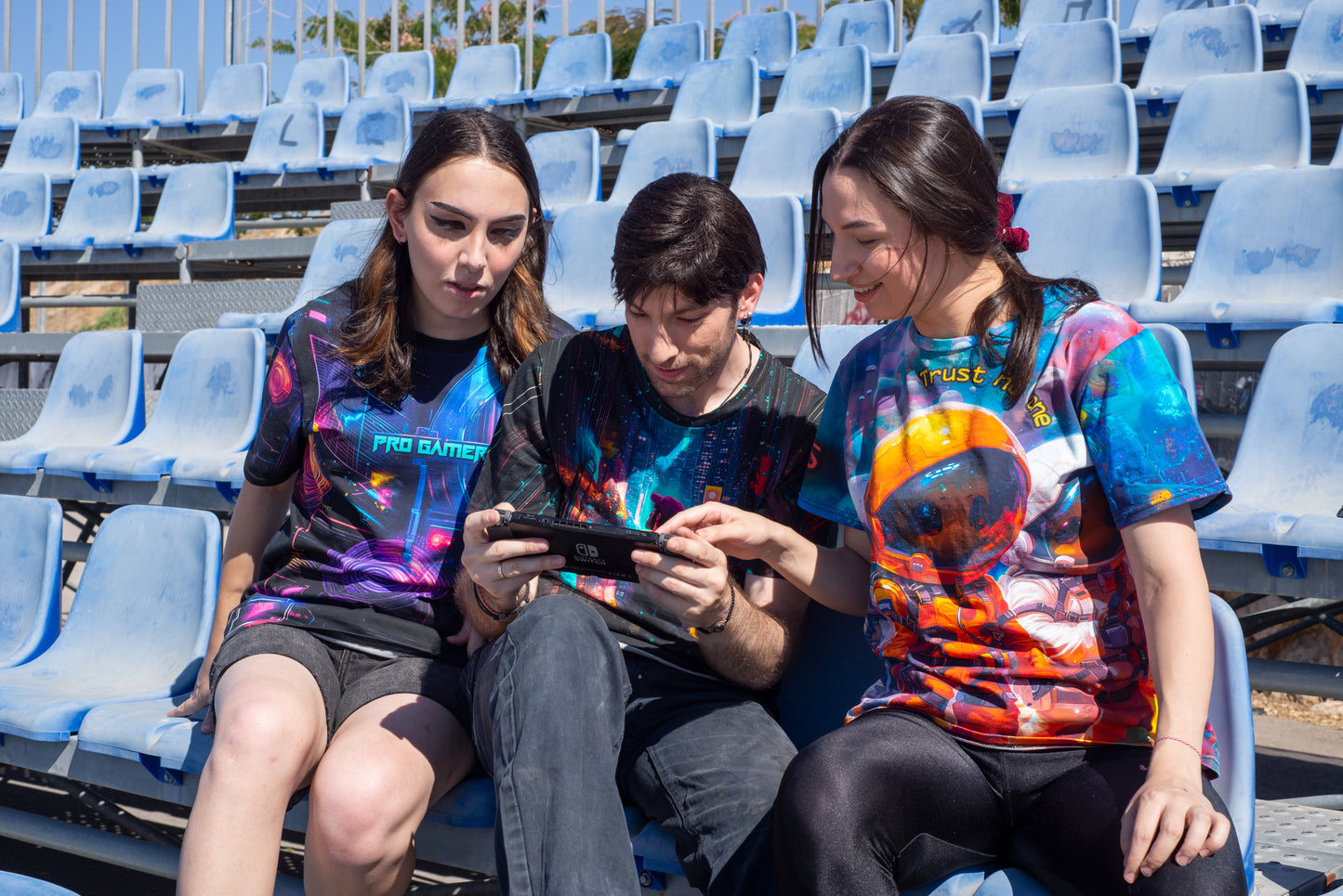Unisex Zoomer gaming shirt styled with retro fashion