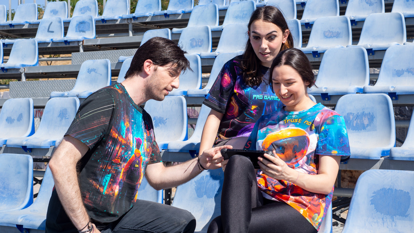 Thirion Collection retro gamer shirt styled for everyday wear
