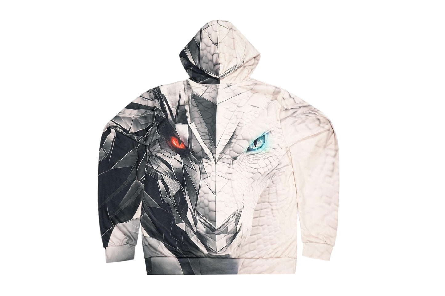Unisex fantasy RPG hoodie featuring dragon-inspired artwork
Cozy fleece gamer hoodie with ice/fire motif – Thirion collection
Urban dragon hoodie for RPG fans – Final Fantasy style design
Dragon eye hoodie in blue and white colorway – gamer fashion piece