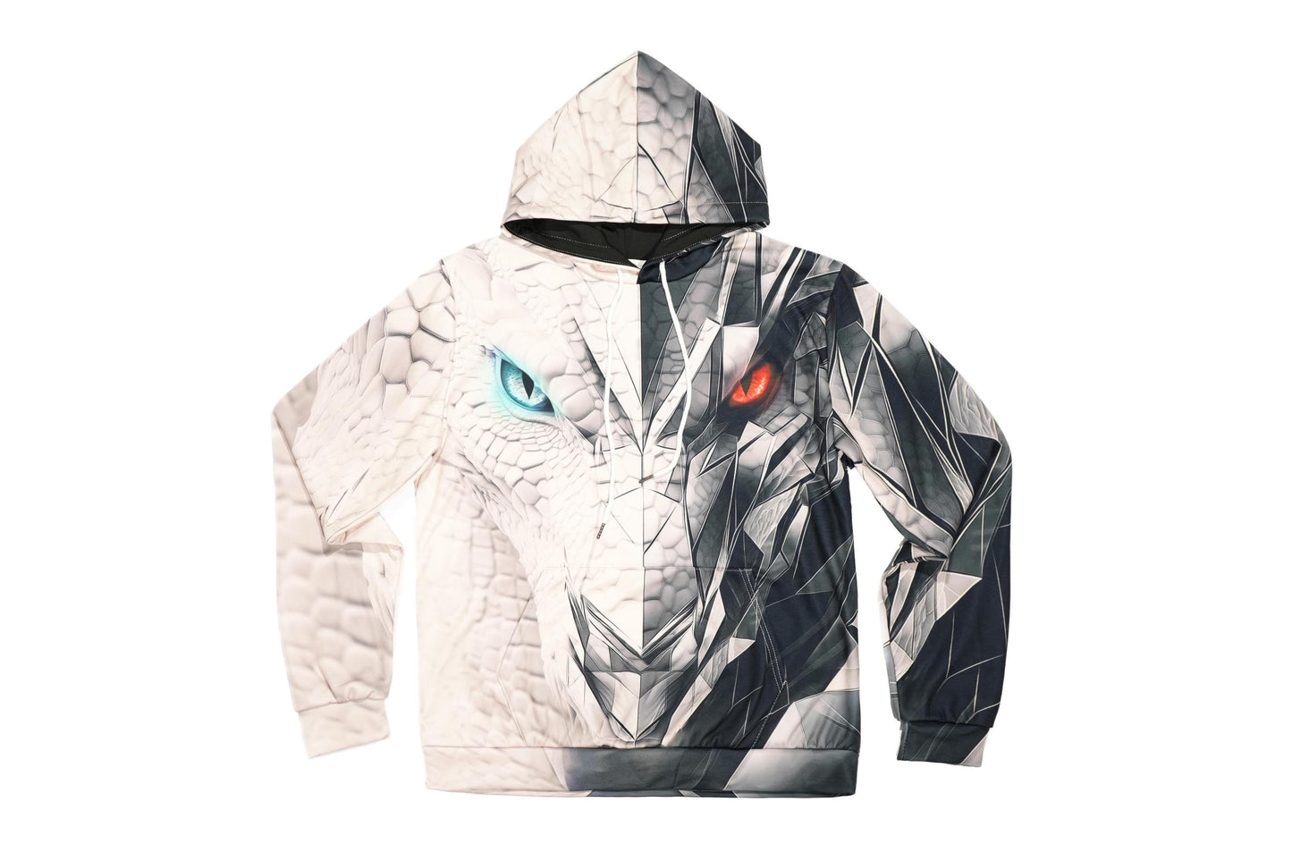 Unisex fantasy RPG hoodie featuring dragon-inspired artwork
Cozy fleece gamer hoodie with ice/fire motif – Thirion collection
Urban dragon hoodie for RPG fans – Final Fantasy style design
Dragon eye hoodie in blue and white colorway – gamer fashion piece