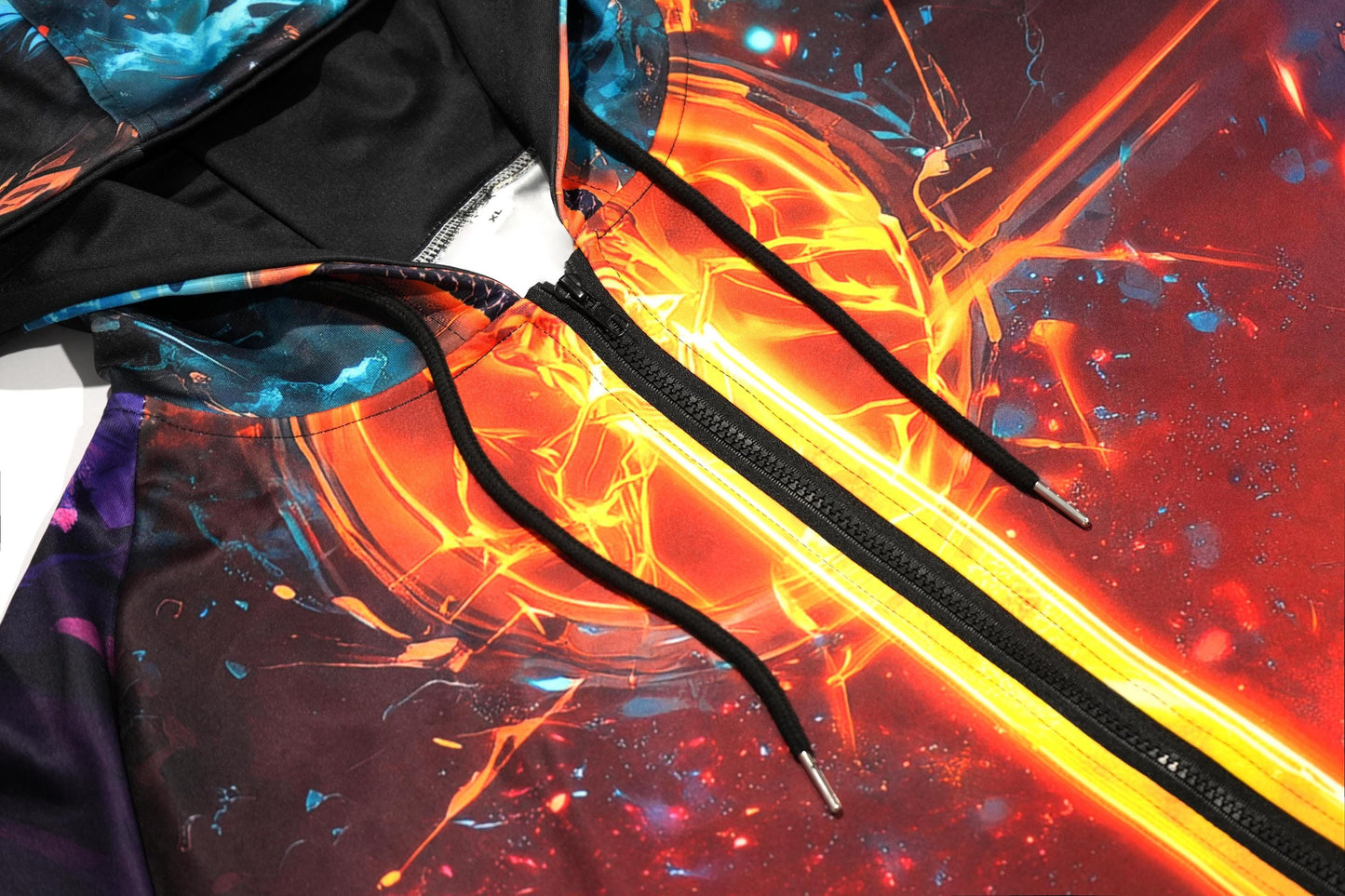 League-Inspired War Scene Zipper Hoodie | Unique Gamer Sweater | Epic Unisex Gamer Gift for MOBA Fans