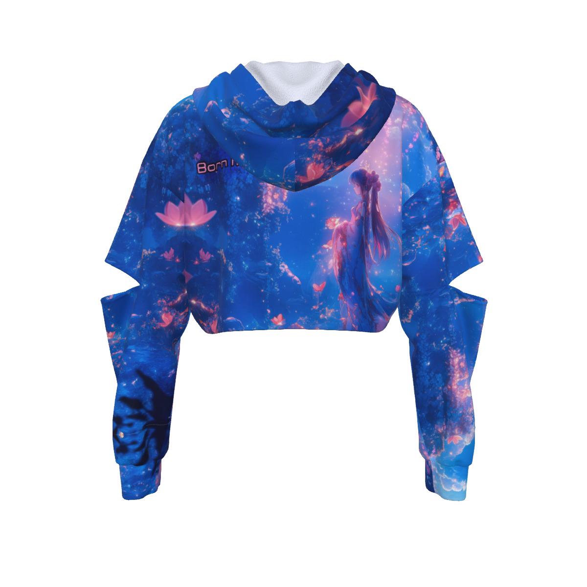 Soft fleece hoodie for anime fans and fantasy gamers