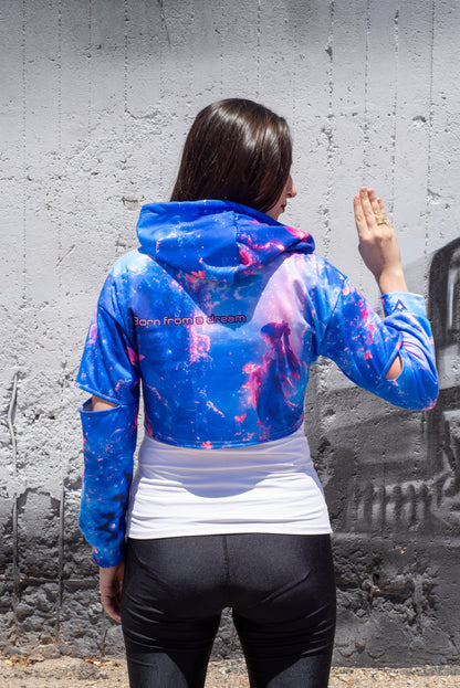 Magical girl style cropped hoodie – perfect gift for kawaii fashion lovers