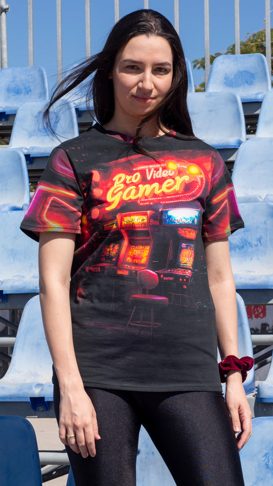 Retro arcade gaming t-shirt for baby boomers