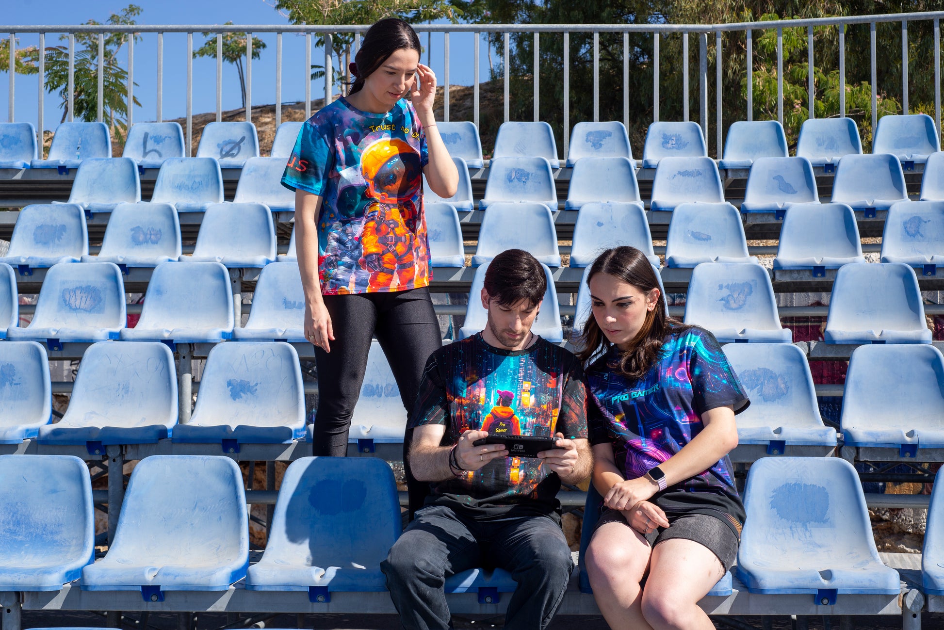 Eco-friendly unisex tee inspired by the golden age of gaming