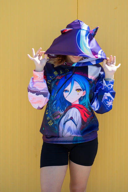 Thirion cat ear hoodie – anime-inspired gift for gamers and dreamers